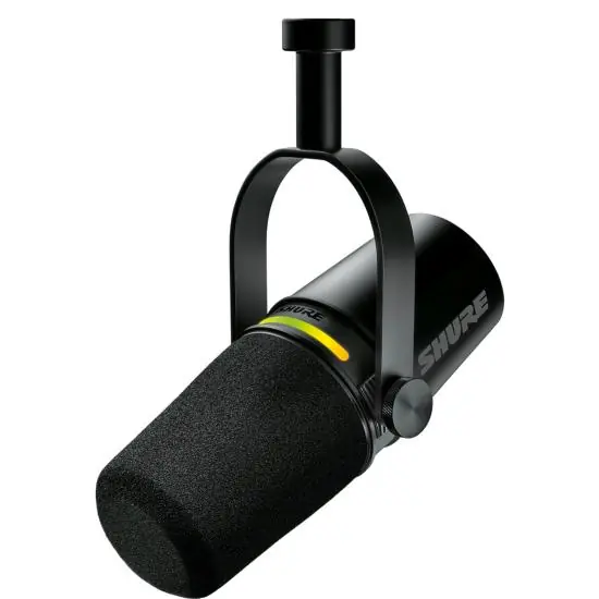 Réduction micros numeriques shure micro numérique podcast noir