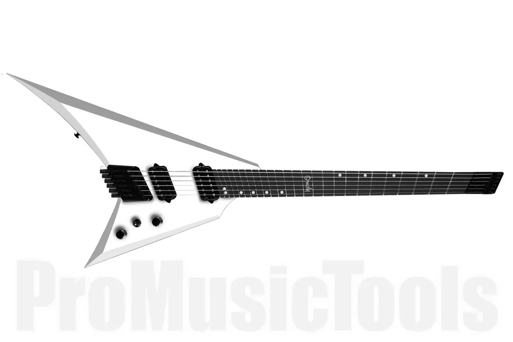 Ormsby Metal V GTR 8 (Run 16) Headless Multiscale EW - Ermine White Haute Qualité