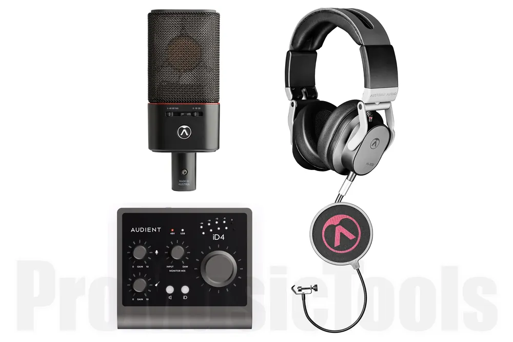 Austrian Audio Home Studio Bundle Pro - incl. OC18 + Hi-X50 + OCP8 + Audient iD4 MkII Usine Directe