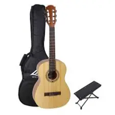 Offre Du Jour Pack Guitare classique Lag OC44 1/2 avec housse et accessoires