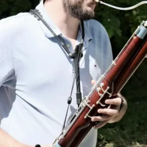 Harnais Jazzlab SAXHOLDER-PRO XL pour basson ou clarinette basse Prix Bas
