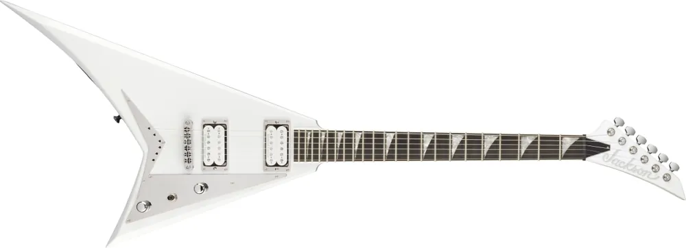 Commander Vite Jackson Guitars MJ Series Rhoads RRT, Ebony Fingerboard - Snow White