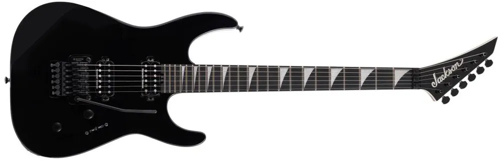 Commander Vite Jackson Guitars MJ Series Dinky DKR, Ebony Fingerboard - Gloss Black