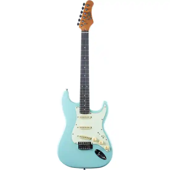 Meilleur Prix Guitare electrique Eko ST300 Daphne blue