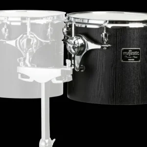 Majestic Percussion Concert Black 8‘‘x8‘‘ Single Head Concert Tom Offre Limitée