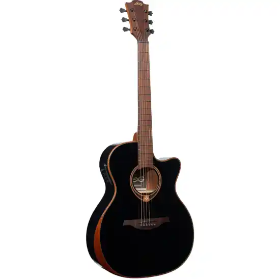 Expédié Aujourd'hui Guitare electro-acoustique Lag T118ABCE-BLK