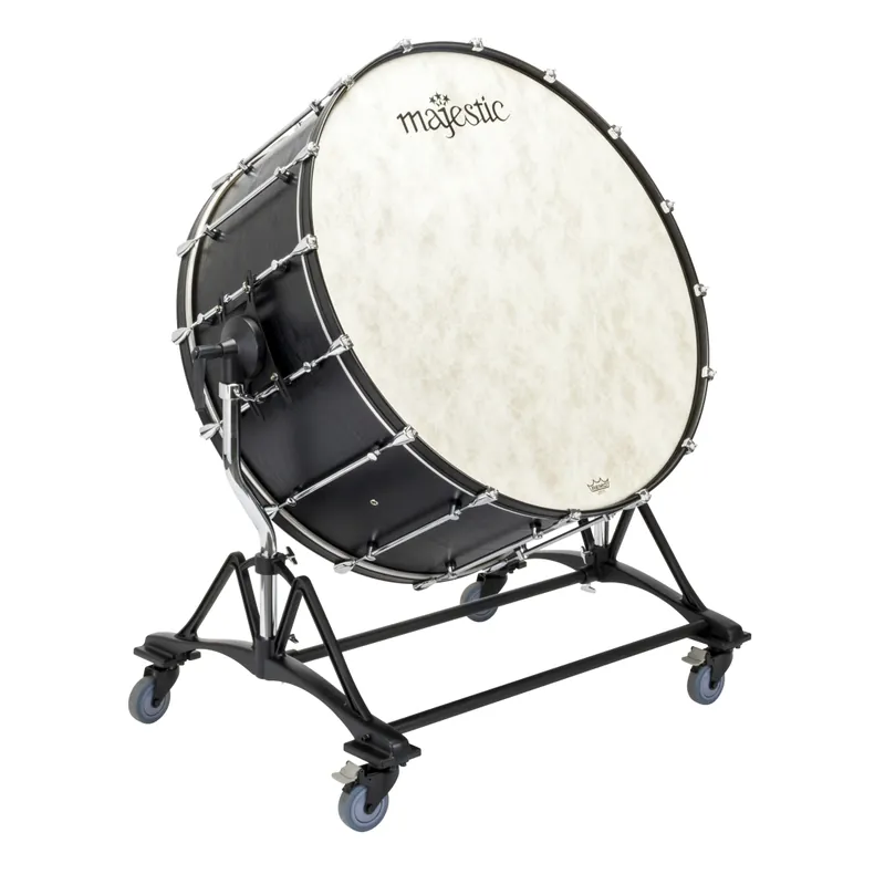 Majestic Percussion 36‘‘x22‘‘ Concert Black Series Bass Drum w/ Concert Frame Remise