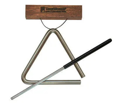 TreeWorks Chimes Studio-Grade Steel Triangle - 4 inch Certifié