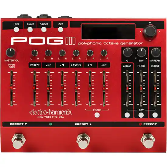 Pas Cher Pedale D‘Effet Guitare Octaver Electro-Harmonix Pog3