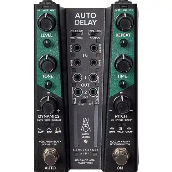 Top Vente Pedale D‘Effet Guitare Délai Gamechanger Audio Auto Delay