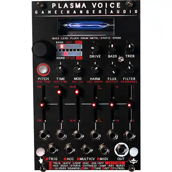 Pedale D‘Effet Guitare Module Eurorack Gamechanger Audio Plasma Voice Synthesizer Eurorack Module Nouvel Arrivage