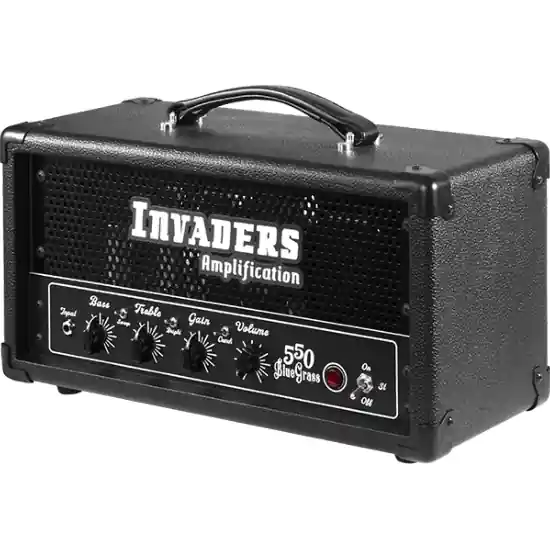 Tete Ampli Guitare Invaders Amplification 550 Bluegrass - Black Expédié Aujourd'hui