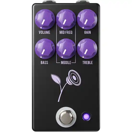 Promotion Saisonnière Pedale D‘Effet Guitare Distorsion Jhs Pedals Violet Black Lari Basilio Signature