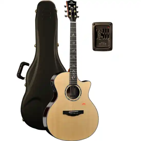 Guitare Electro-Acoustique Kepma Guitars All Solid Series - B1E Grand Auditorium Natural Top Vente