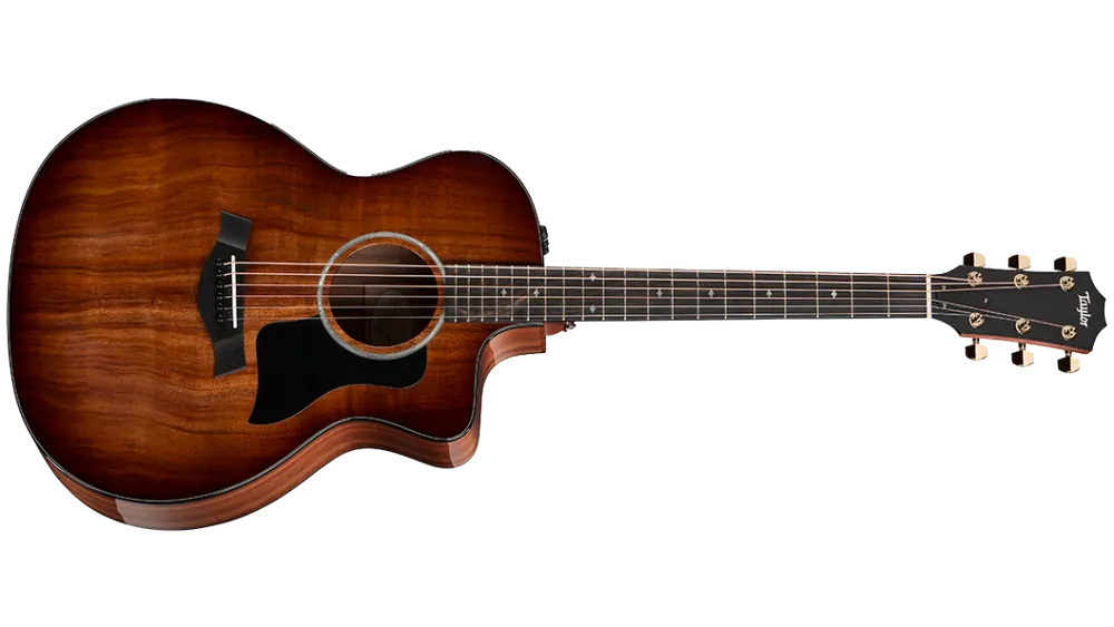 Meilleur Prix Taylor Guitars 224ce-K DLX Grand Auditorium All-Koa Solid-Top Acoustic/Electric Guitar