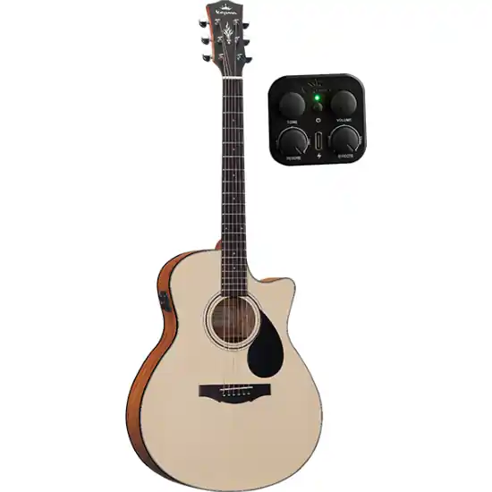 Meilleur Prix Guitare Electro-Acoustique Kepma Guitars Plytone Series - Eace-K10 Grand Auditorium Natural