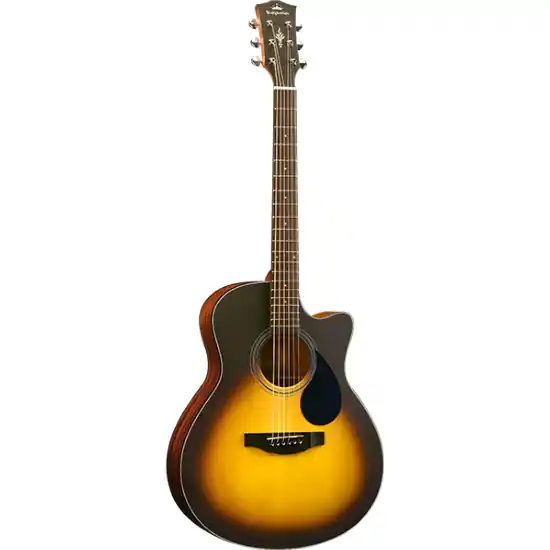 Guitare Electro-Acoustique Kepma Guitars Plytone Series - Eac Grand Auditorium Sunburst Solde