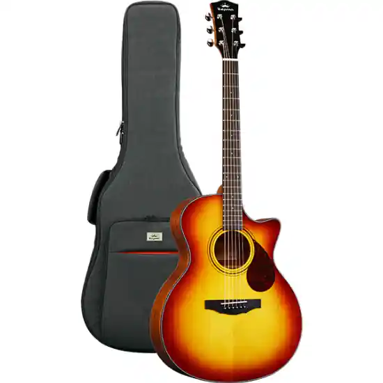 Guitare Folk Kepma Guitars Solid Top Series - F0 Grand Auditorium Cherry Burst Achat Immédiat