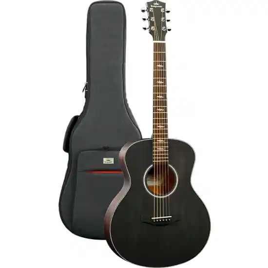 Achat Immédiat Guitare Folk Kepma Guitars Travel Series - Fs36 Mini Om Black