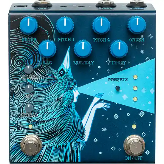 Pedale D‘Effet Guitare Reverb Old Blood Noise Endeavors Dark Star Stereo Produit De Marque