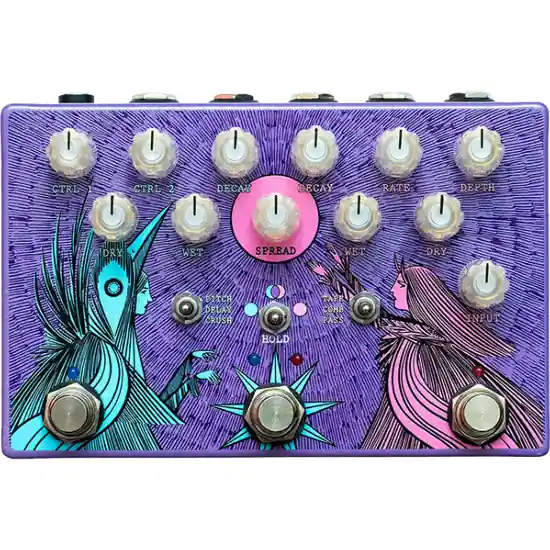 Acheter Direct Pedale D‘Effet Guitare Reverb Old Blood Noise Endeavors Dark Light Limited Edition Dual Reverb