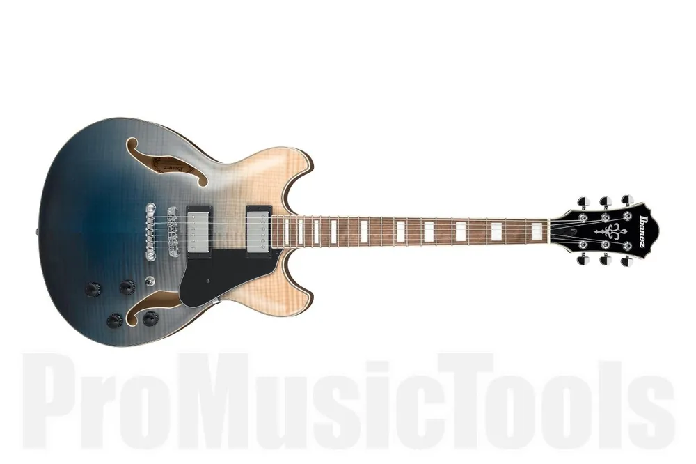 Prix Cassé Ibanez AS73FM TIF Artcore - Transparent Indigo Fade - b-stock