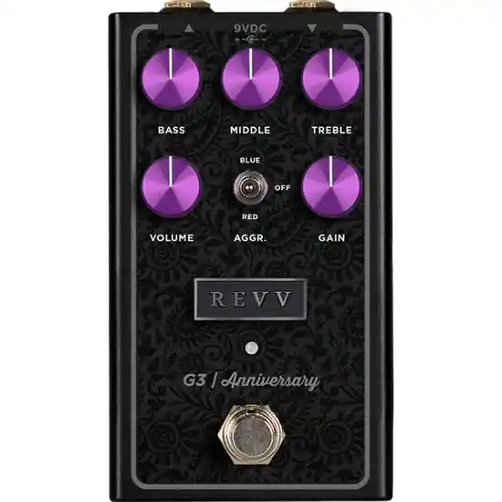 Pedale D‘Effet Guitare Distorsion Revv Revv G3 Anniversary Edition Achetez Aujourd'hui
