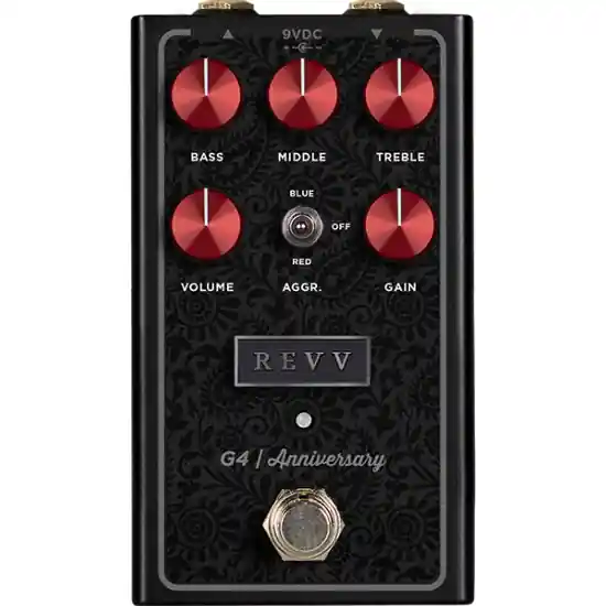 Satisfait Ou Remboursé Pedale D‘Effet Guitare Distorsion Revv Revv G4 Anniversary Edition