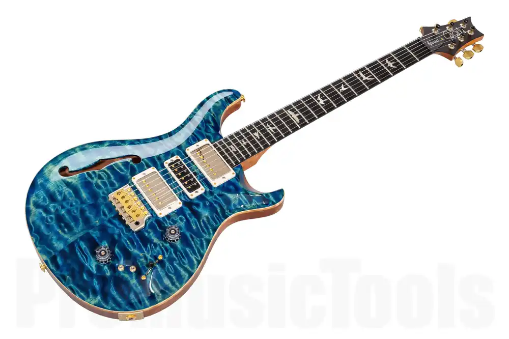 PRS USA Special 22 Semi-Hollow Wood Library 10-Top RL - River Blue Remise