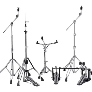 Prix Bas Mapex 600 Series 5 Piece Hardware Pack with Double Pedal - Chrome
