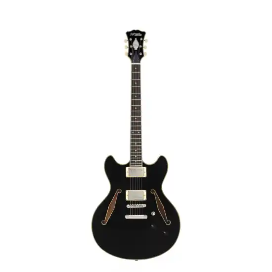 D‘ANGELICO Excel DC Tour Solid Black Commande En Gros