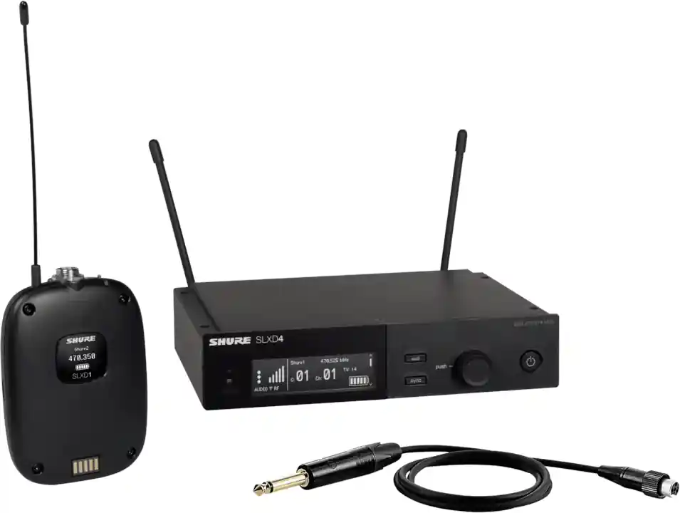 Shure SLXD14 Digital Wireless Guitar System - H55 Achat Immédiat