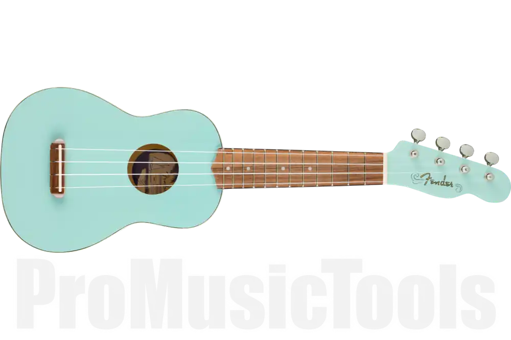 Fender Venice Soprano Uke - Walnut Fingerboard - Daphne Blue Offre Spéciale