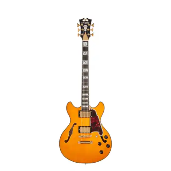 D‘ANGELICO Excel Mini DC Vintage Natural Bon Marché