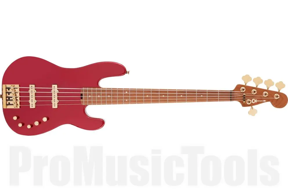 Charvel Pro-Mod San Dimas Bass JJ V CM - Candy Apple Red Meilleure Vente