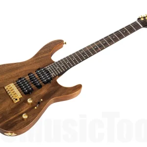 Achetez Aujourd'hui Charvel MJ DK24 HSH 2PT Mahogany w/ Figured Walnut - Streaky Ebony Fingerboard - Natural