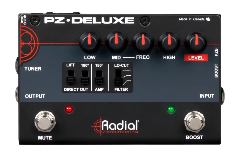 Radial PZ Deluxe Acoustic Instrument Preamp Marque