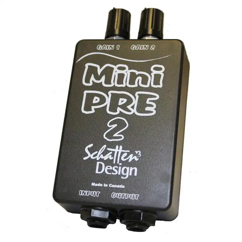 Schatten Design Mini Pre 2 Compact Acoustic Preamp, 2 Channel Quantité Limitée