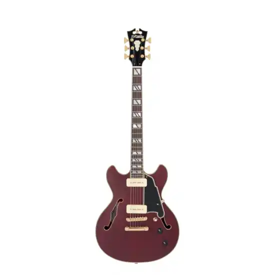 Pas Cher D‘ANGELICO Deluxe Mini DC Satin Trans Wine