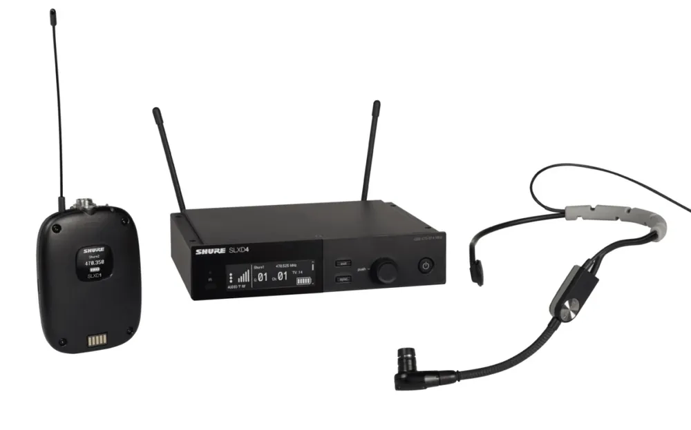 Satisfait Ou Remboursé Shure SLXD14 Wireless System with SM35 Headset Microphone - H55