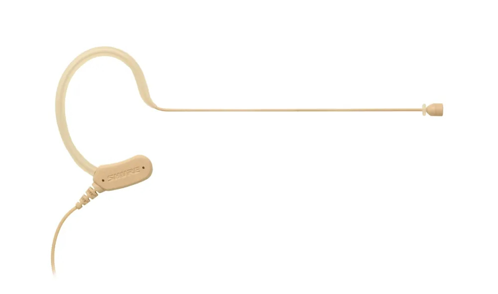Offre Exclusive Shure MX153 Microflex Omni Earset Microphone - Tan