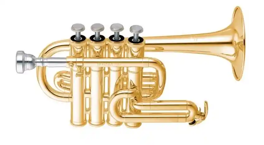 Yamaha Band Professional Bb/A Piccolo Trumpet - Gold Lacquer Populaire