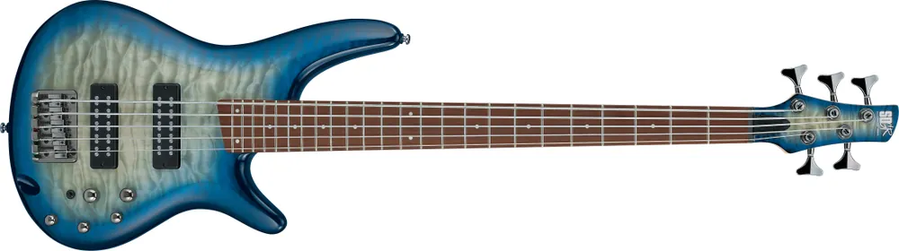 Ibanez SR Standard 5-String Electric Bass - Stained Cosmic Blue Starburst Quantité Limitée