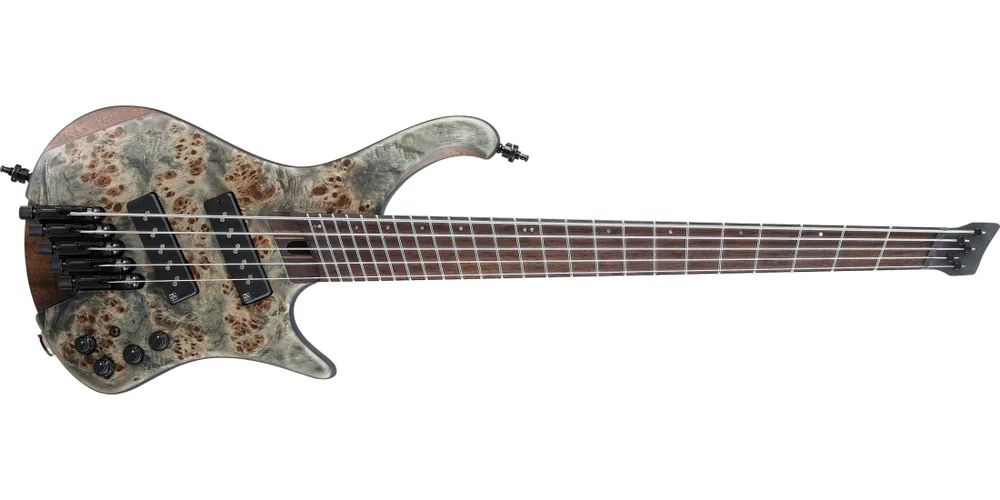 Ibanez EHB1505MS EHB 5-String Multiscale Bass - Black Ice Flat Top Vente