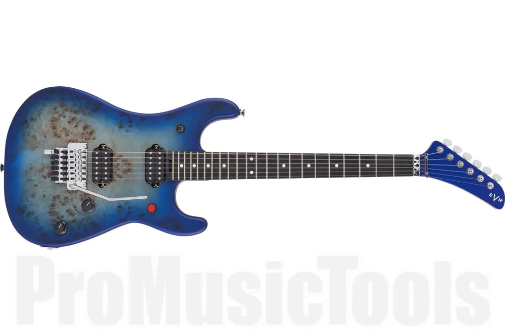 EVH 5150 Series Deluxe Poplar Burl EB Aqua Burst Prix Bas