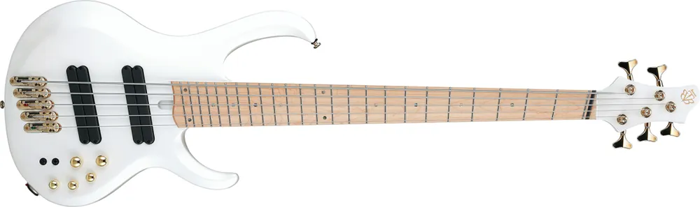 Ibanez BTB Bass Workshop 5-String Electric Bass, Multiscale - Pearl White Matte Livraison Express