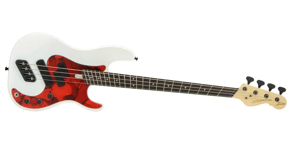 Dingwall Guitars SP1 Multi-Scale Bass Guitar - Matte Ducati Pearl White Populaire