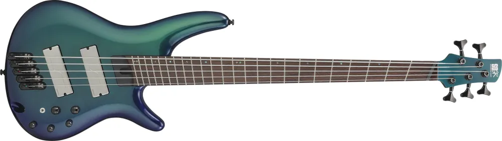 Bon Plan Ibanez SR Bass Workshop 5-String Multiscale Electric Bass Guitar - Blue Chameleon