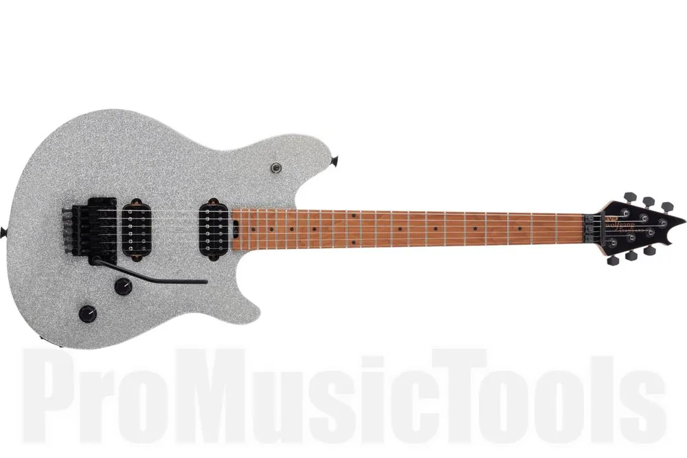 Satisfait Ou Remboursé EVH Wolfgang Standard MN Silver Sparkle