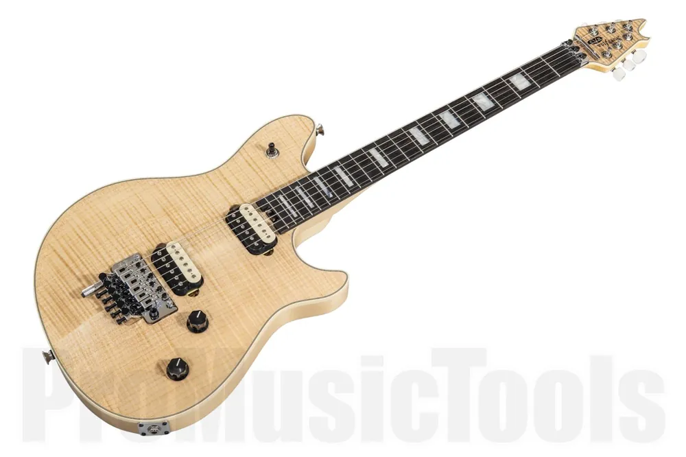 Achat Immédiat EVH Wolfgang USA EB 5A Flame Top - Natural